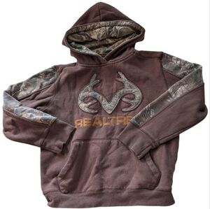 Realtree  Youth Camouflage Hoodie Sweatshirt Size Medium